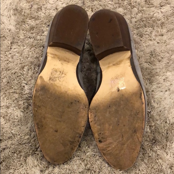 J. Crew Sawyer Gray Suede Leather Ankle Booties - Picture 6 of 8